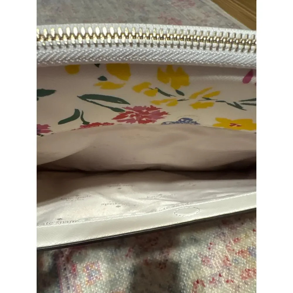 Kate Spade Staci Garden Bouquet Laptop Sleeve Cream Floral Multi-Color 15.3